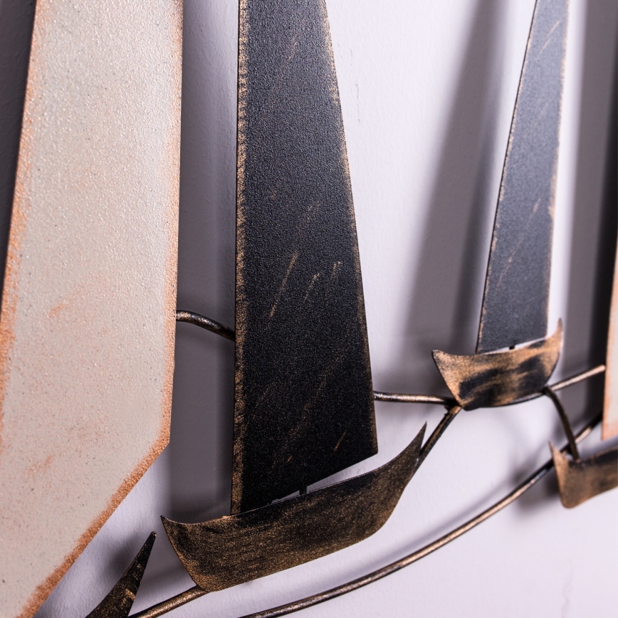 Decoração de parede 52x117 cm barcos à vela