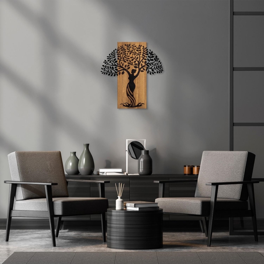 Decoração de parede 54x58 cm árvore