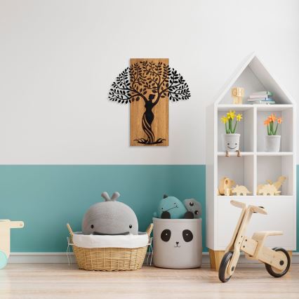 Decoração de parede 54x58 cm árvore