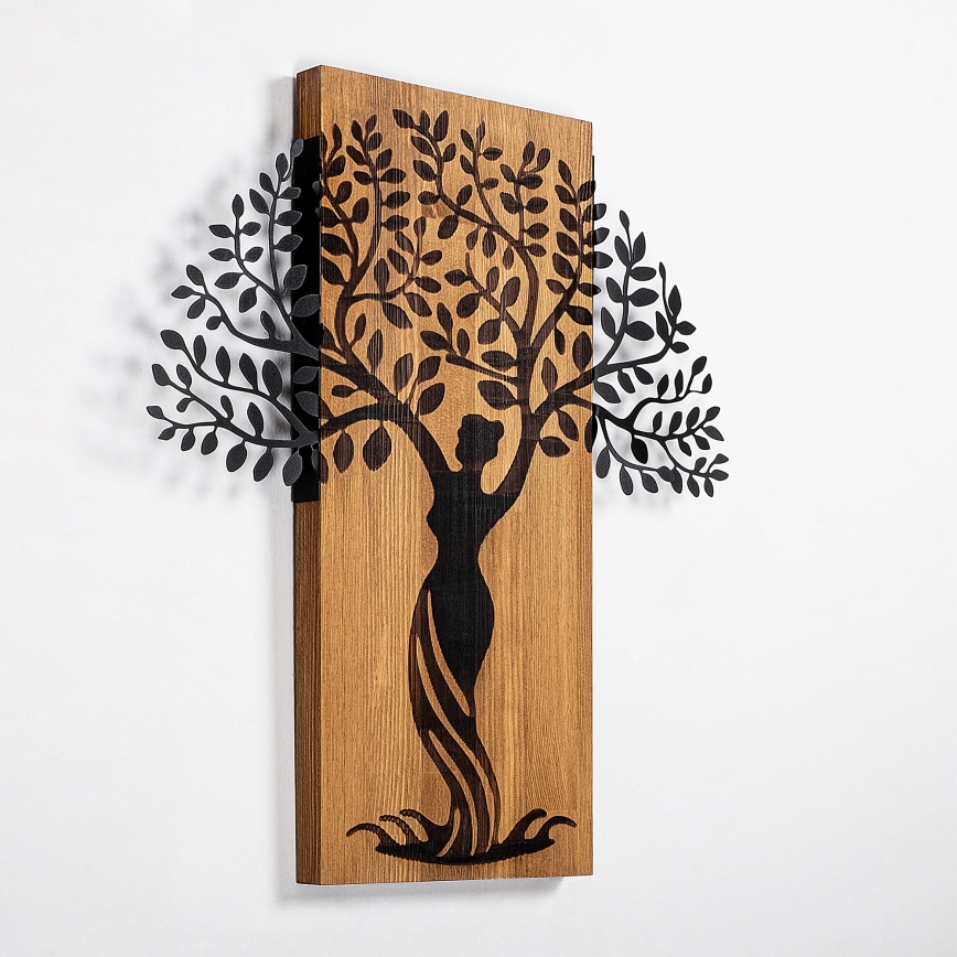 Decoração de parede 54x58 cm árvore