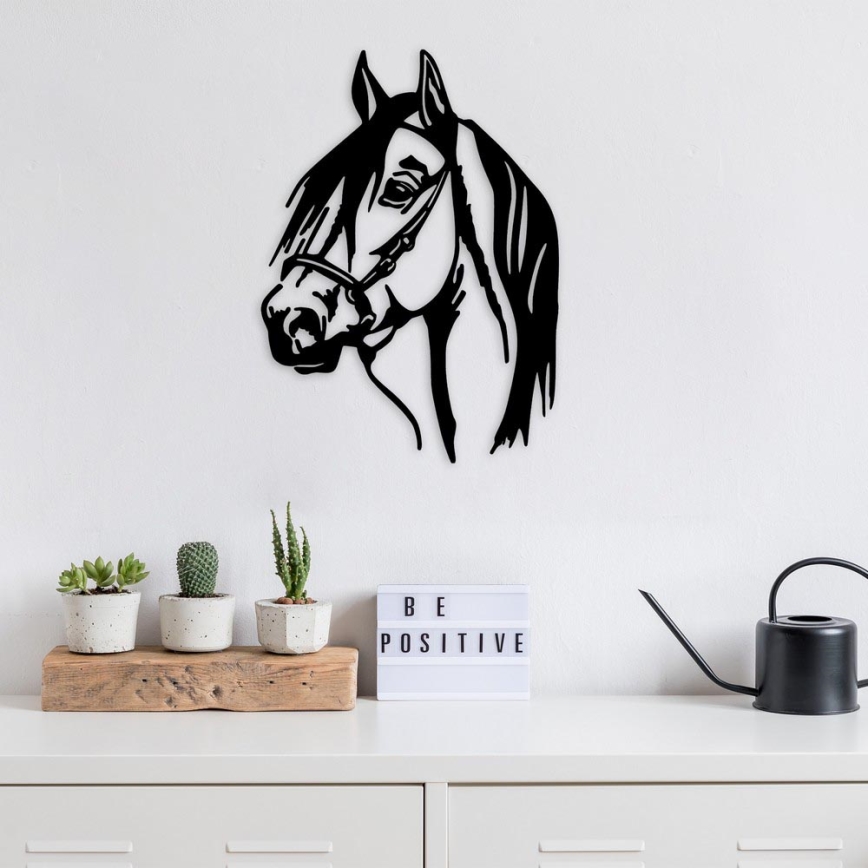 Decoração de parede 55x40 cm horse
