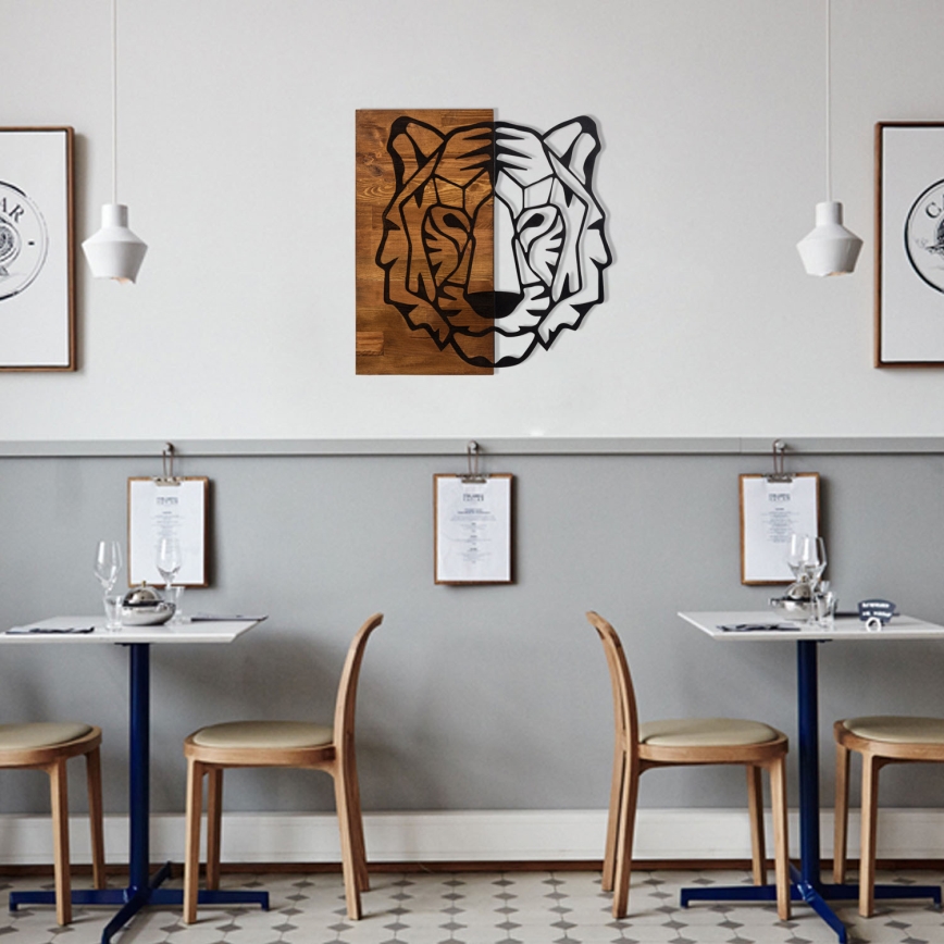 Decoração de parede 56x58 cm tigre