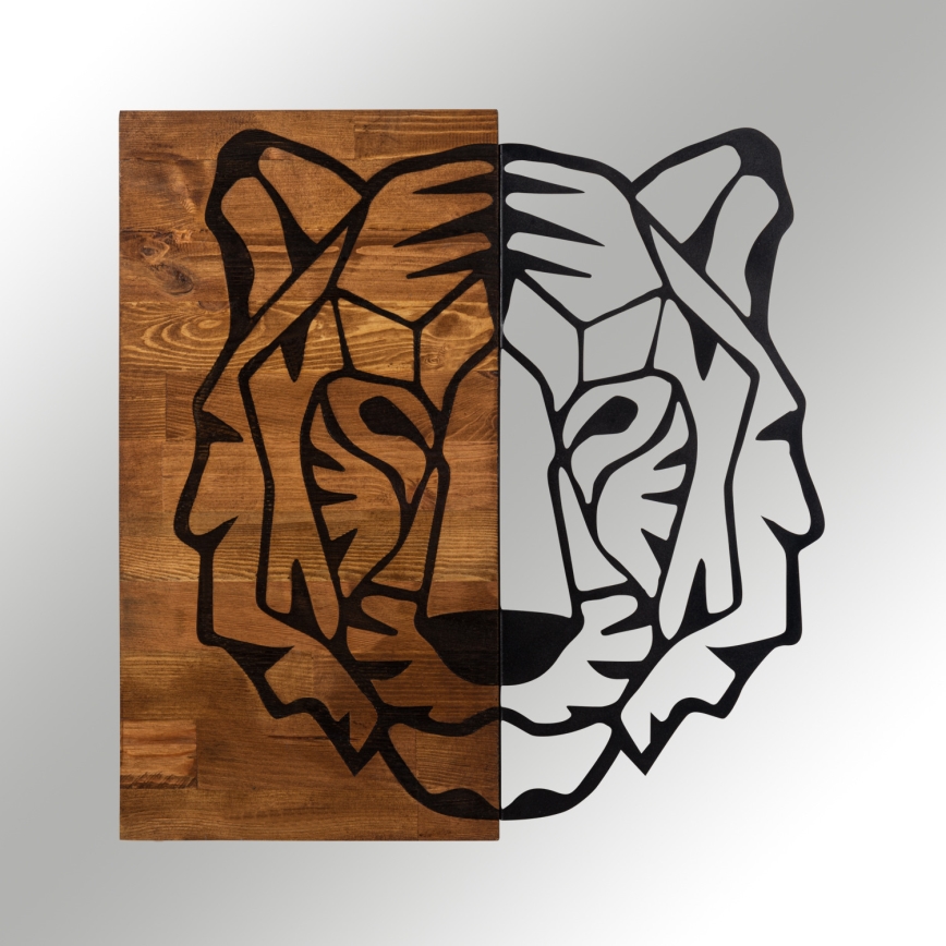Decoração de parede 56x58 cm tigre