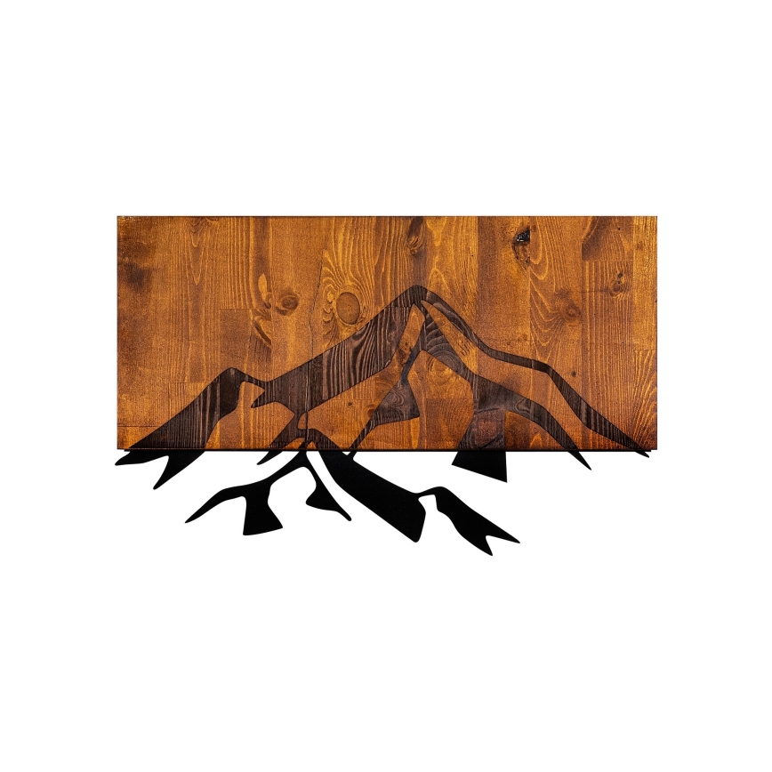 Decoração de parede 58x36 cm montanhas