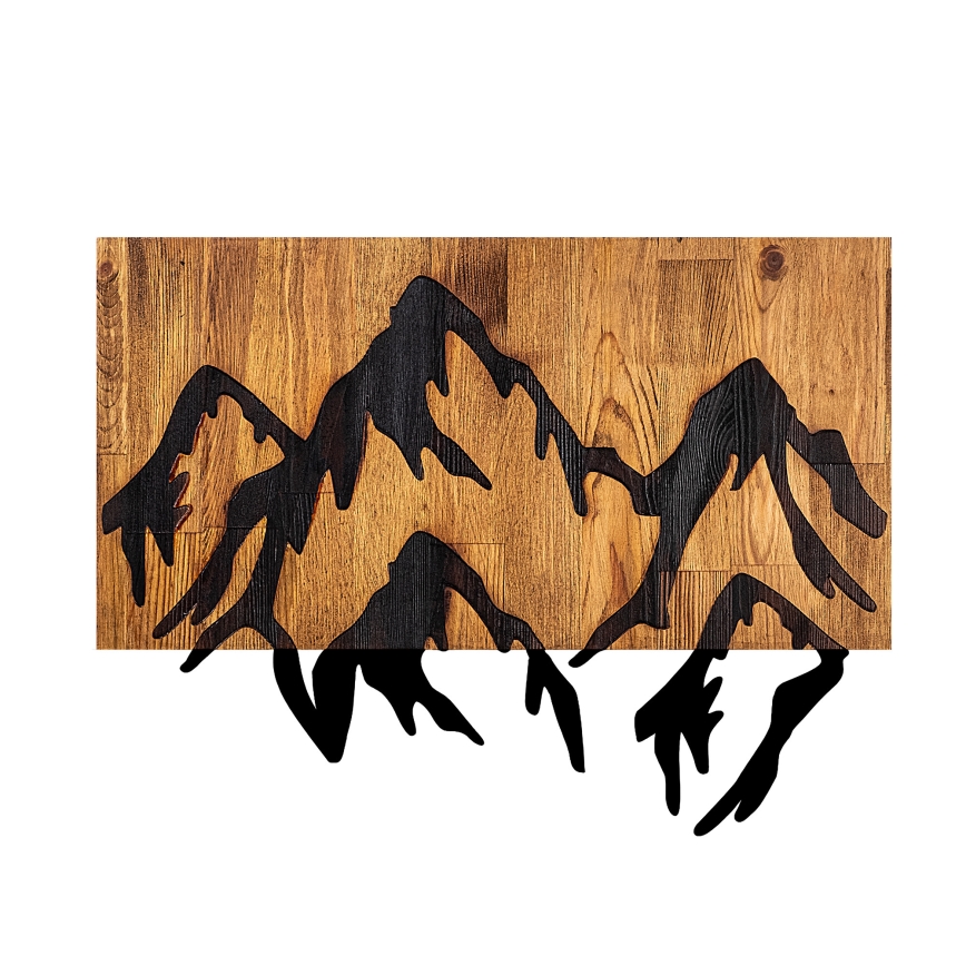 Decoração de parede 58x44 cm montanhas