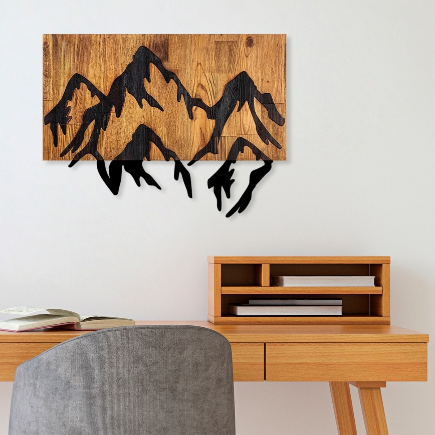 Decoração de parede 58x44 cm montanhas