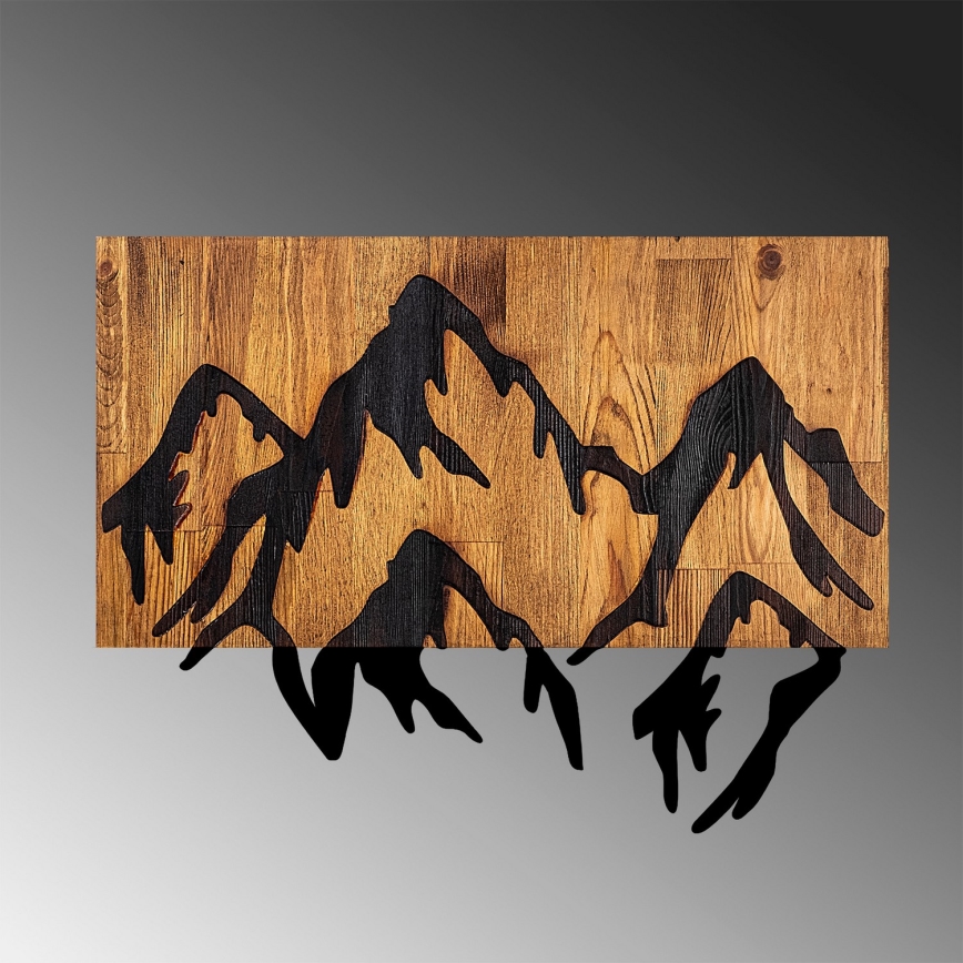 Decoração de parede 58x44 cm montanhas