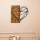 Decoração de parede 58x58 cm coração