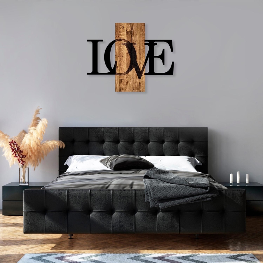 Decoração de parede 58x73 cm amor