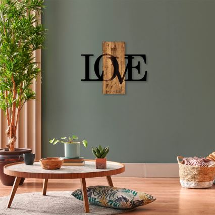 Decoração de parede 58x73 cm amor