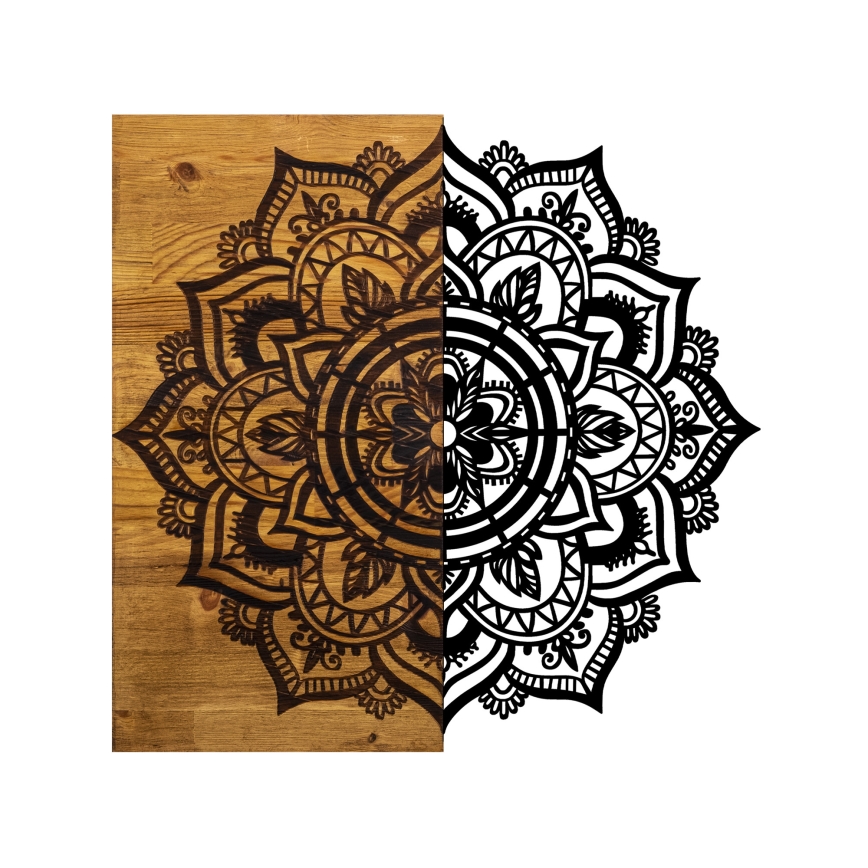 Decoração de parede 59x58 cm mandala