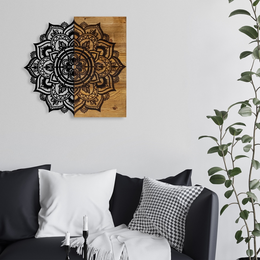 Decoração de parede 59x58 cm mandala