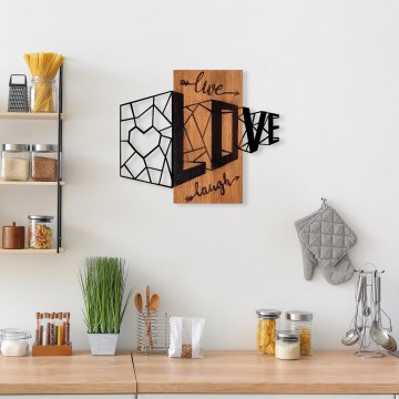 Decoração de parede 68x58 cm amor
