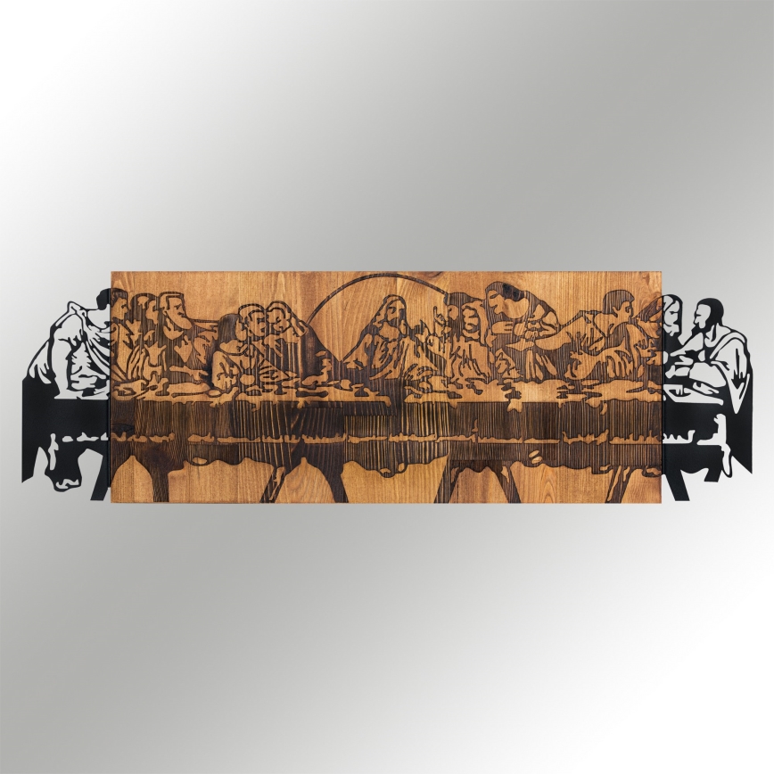 Decoração de parede 76,5x24,5 cm Última Ceia