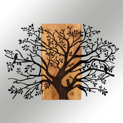 Decoração de parede 85x58 cm árvore