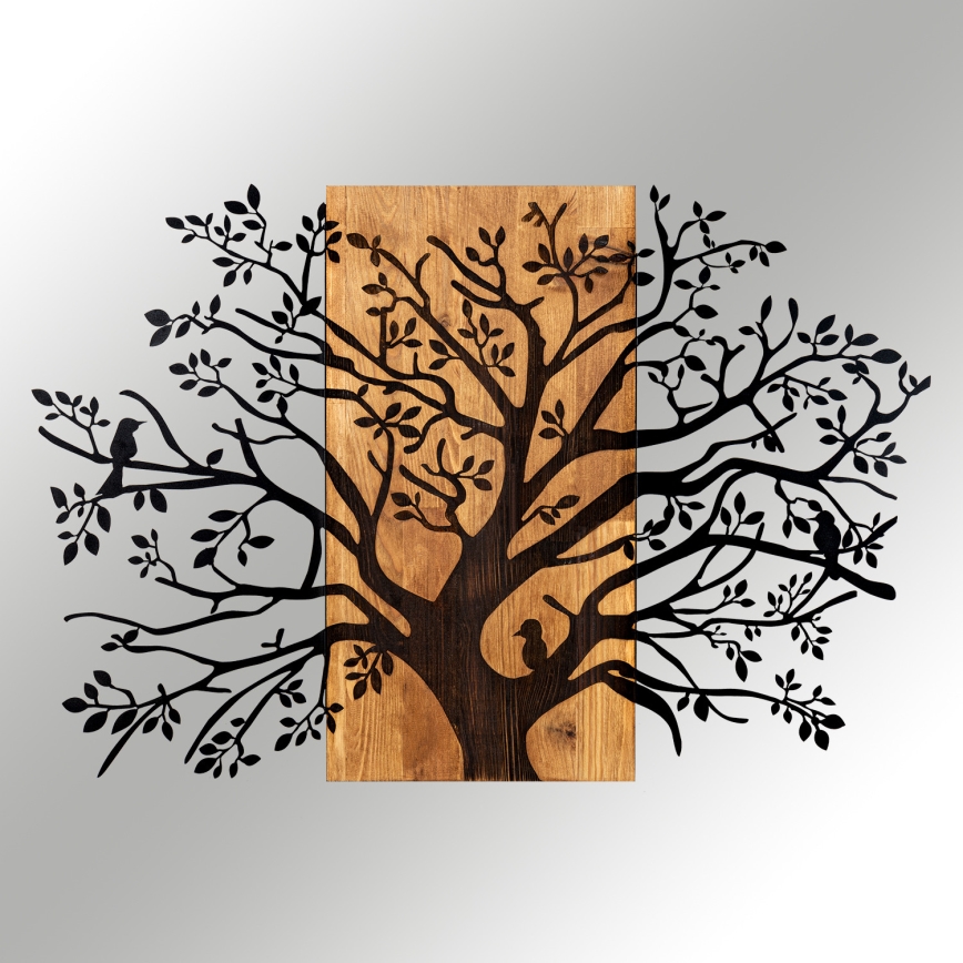 Decoração de parede 85x58 cm árvore