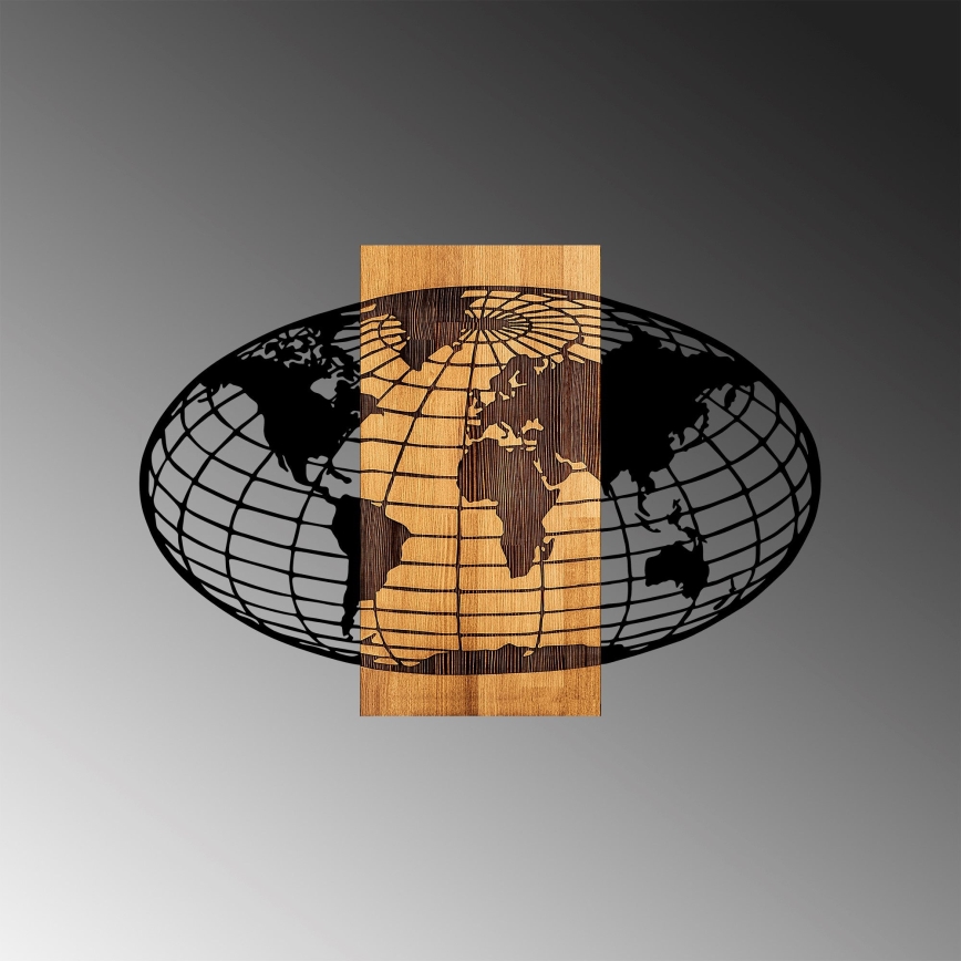 Decoração de parede 87x58 cm globo