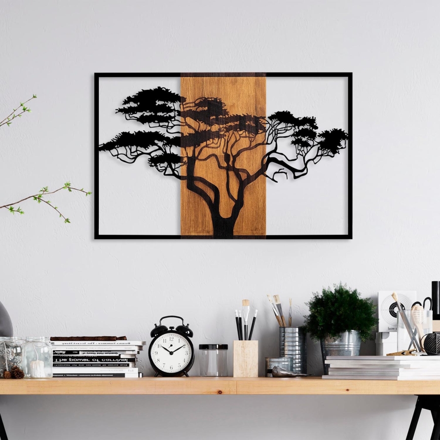 Decoração de parede 90x58 cm árvore
