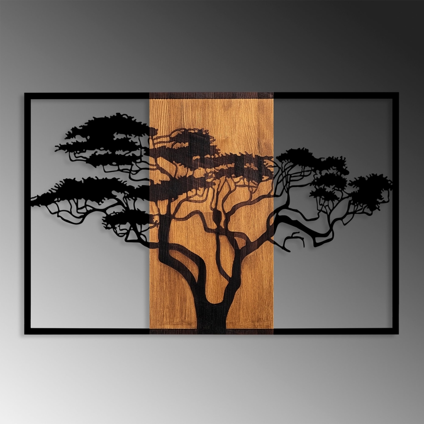 Decoração de parede 90x58 cm árvore