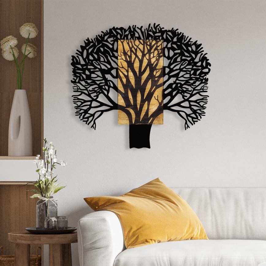 Decoração de parede 93x86 cm árvore