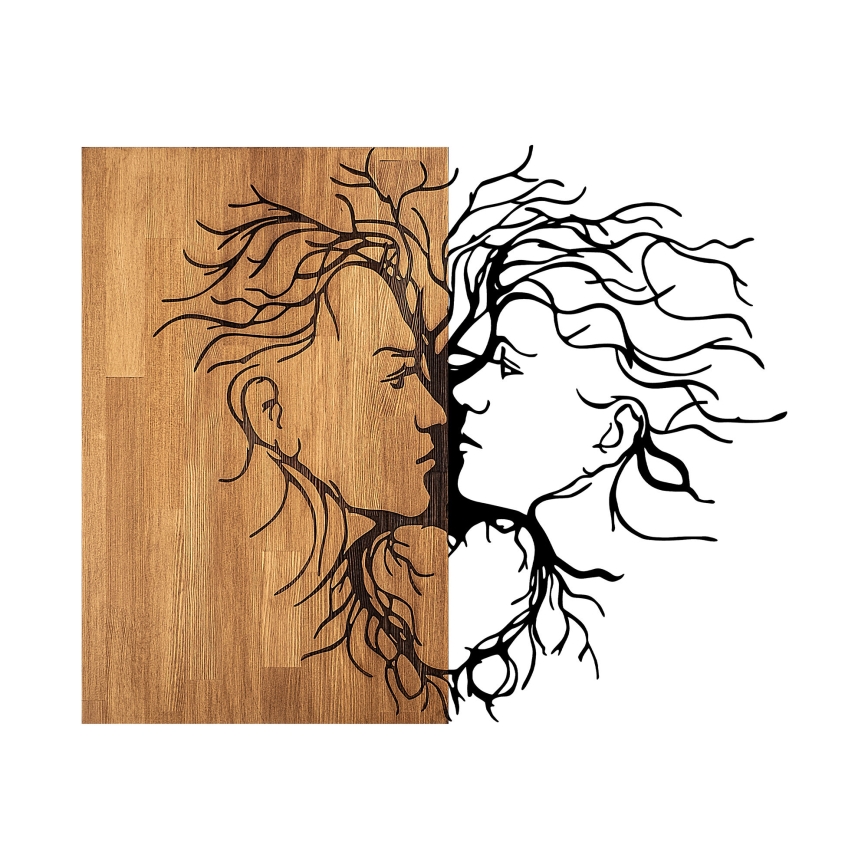 Decoração de parede 96x79 cm amor