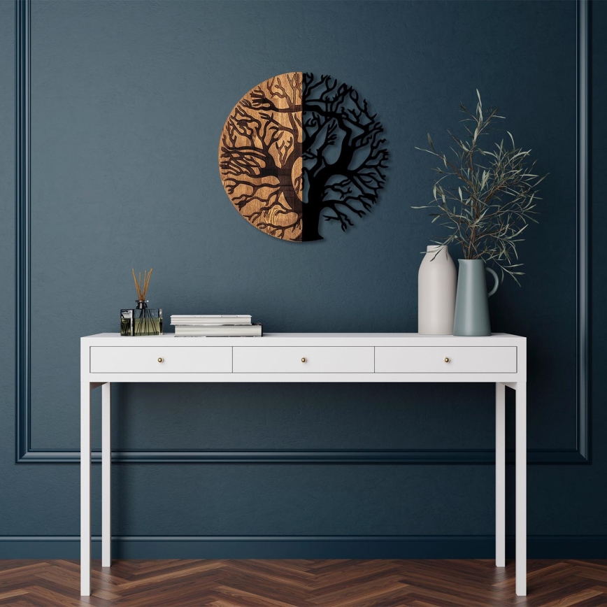 Decoração de parede diâmetro 56 cm árvore