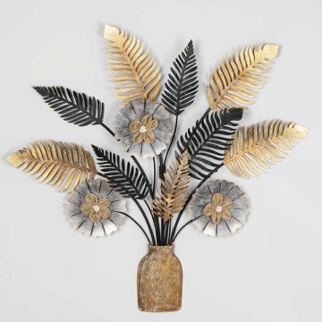 Decoração de parede flor 71,5x73 cm