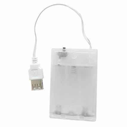 Decoração de parede LED com néons DREAM LED/3W/3xAA USB azul