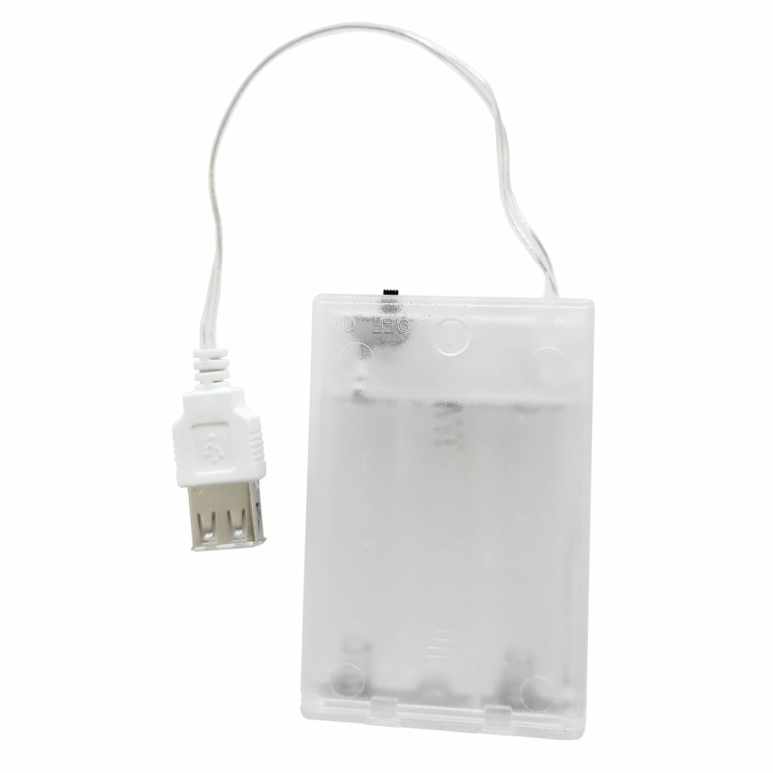 Decoração de parede LED com néons LOVE LED/3W/3xAA USB vermelho