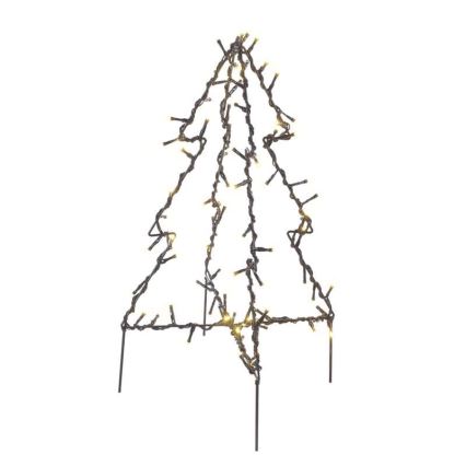 Decoração exterior de Natal com LED 90xLED/1,2W/230V IP44 árvore