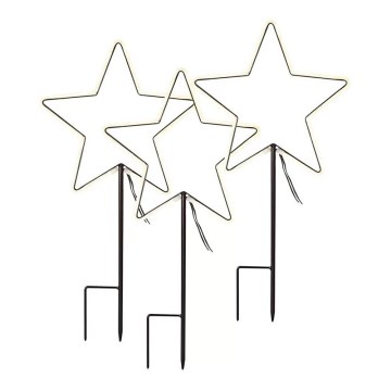 Decoração exterior de Natal LED 402xLED/3,6W/4,5/230V IP44 branco quente