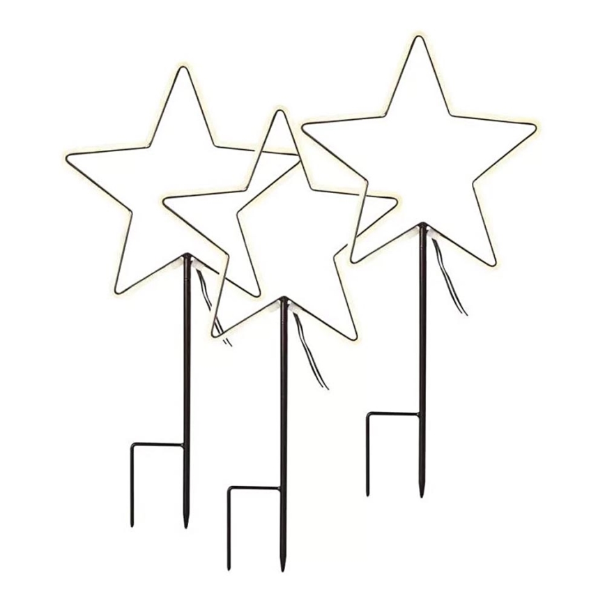 Decoração exterior de Natal LED 402xLED/3,6W/4,5/230V IP44 branco quente
