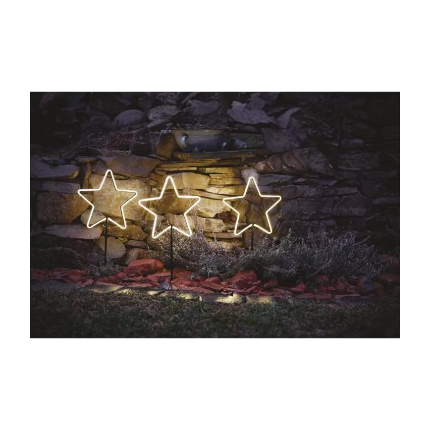 Decoração exterior de Natal LED 402xLED/3,6W/4,5/230V IP44 branco quente