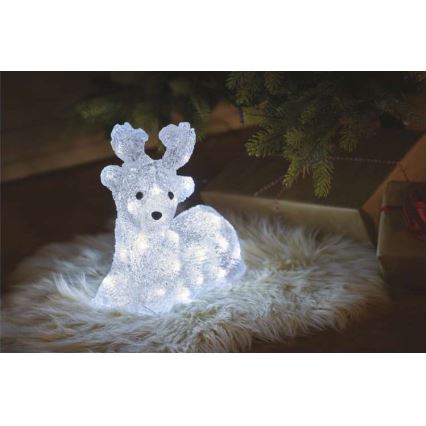 Decoração exterior de Natal LED 40xLED/2,1W/230V IP44 veado