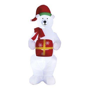 Decoração exterior de Natal LED 4xLED/13W/230V IP44 urso