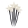 Decoração exterior de Natal LED 5xLED/3xAA IP44 estrelas