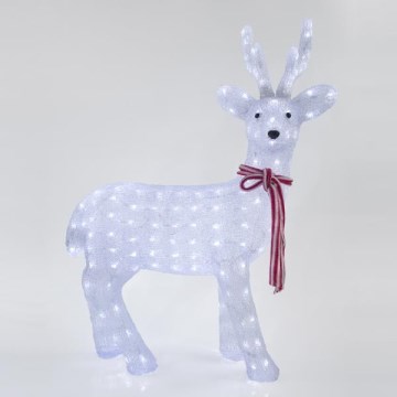 Decoração exterior de Natal LED LED/6W/230V IP44 branco frio rena