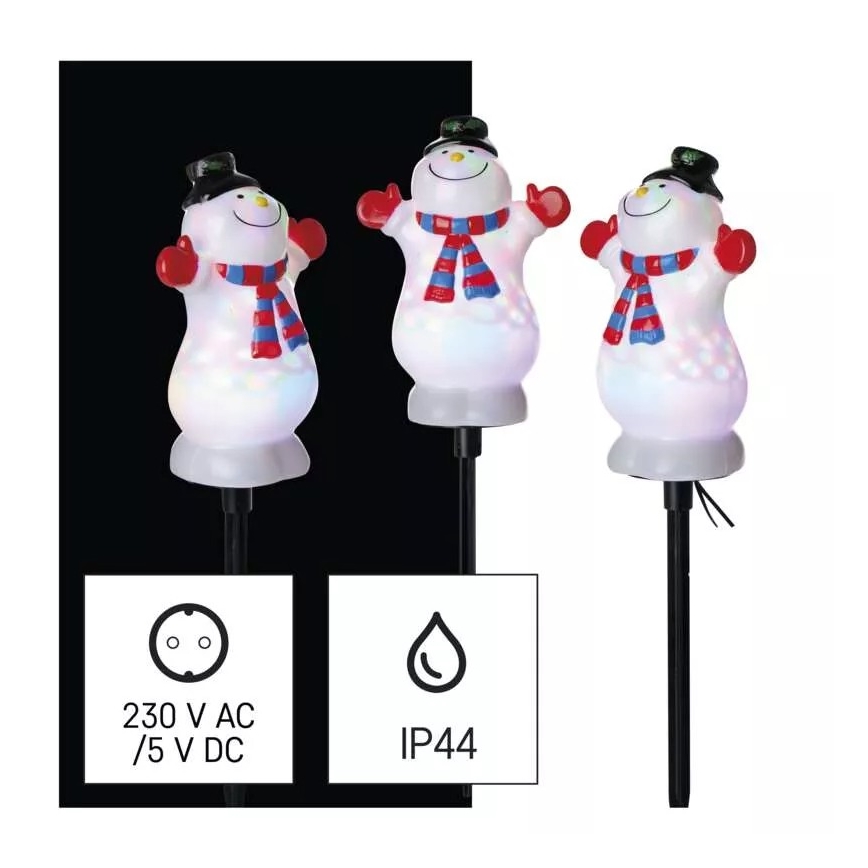 Decoração exterior de Natal LED RGB LED/5W/5/230V IP44