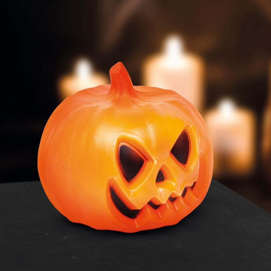 Decoração LED com um efeito sonoro HALLOWEEN LED/3xAAA abóbora