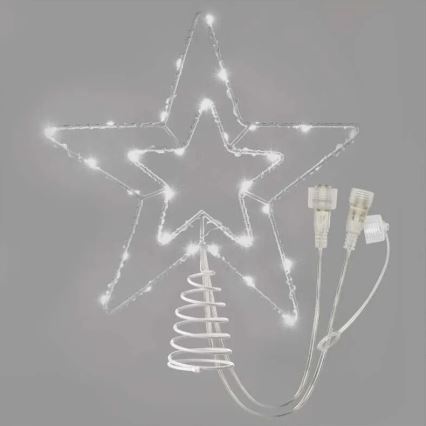 Decoração de Natal LED para exterior 30xLED/4W/30V IP44 branco frio
