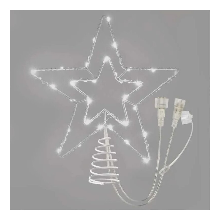 Decoração de Natal LED para exterior 30xLED/4W/30V IP44 branco frio