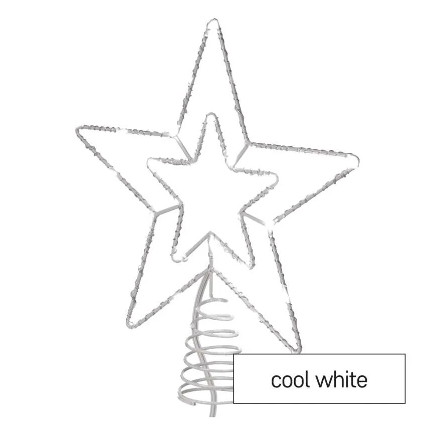 Decoração de Natal LED para exterior 30xLED/4W/30V IP44 branco frio