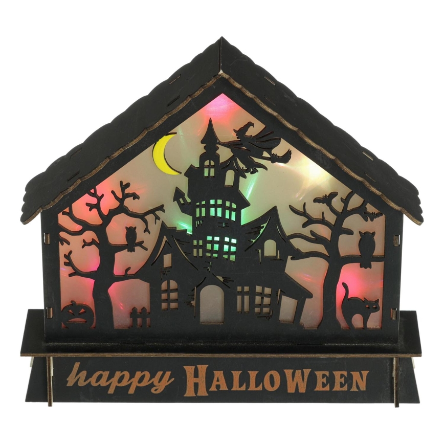 Decoração LED HALLOWEEN LED/2xAA/multicolor casa assombrada