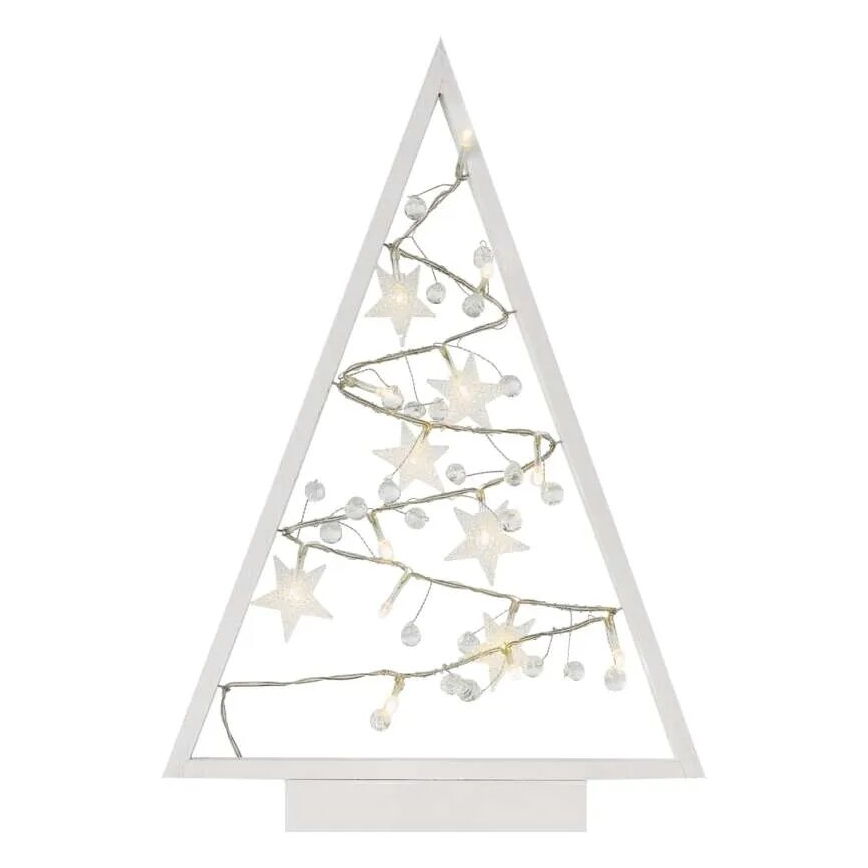 Decoração de Natal LED 15xLED/2xAA árvore de Natal