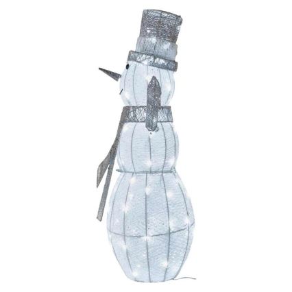 Decoração de Natal LED para exterior 80xLED/3,6W/230V IP44 82 cm boneco de neve