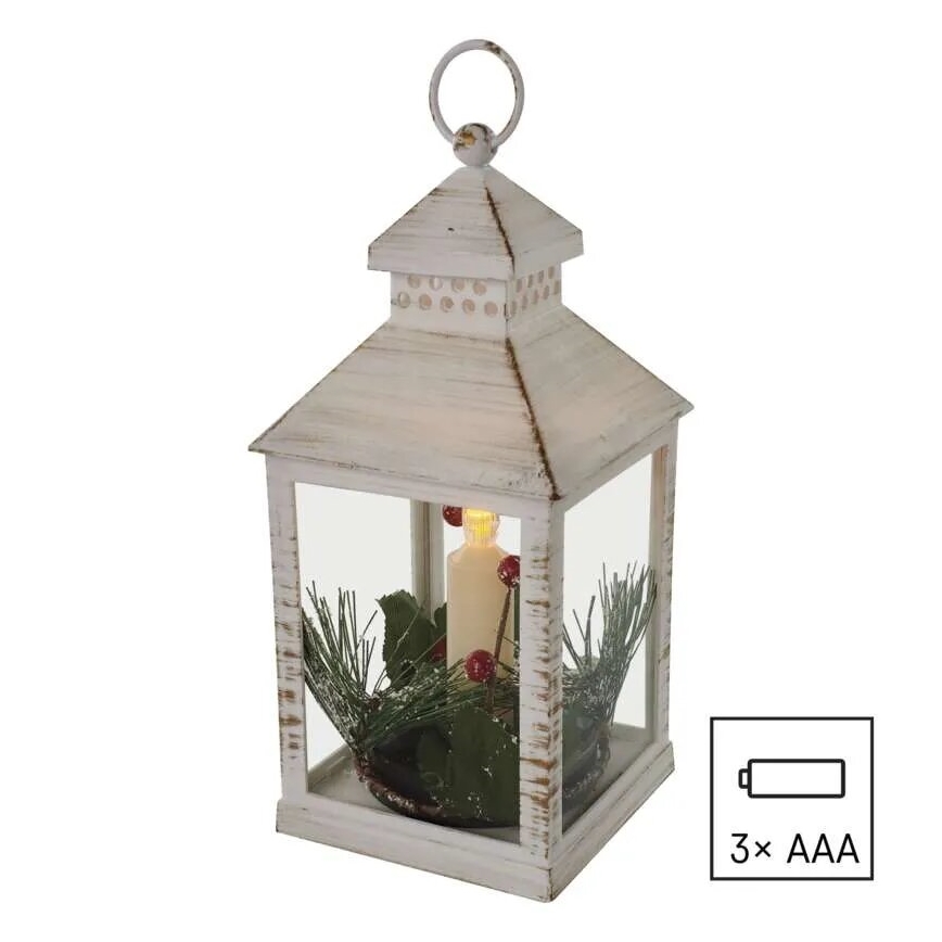 Decoração de Natal LED LED/3xAAA lanterna