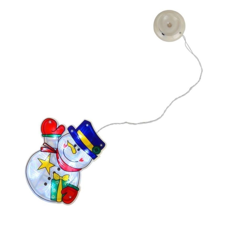 Decoração de Natal LED para janela 10xLED/3xAAA