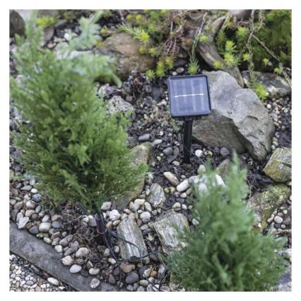 Decoração solar com 50 LEDs, 3 W, 1,2 V, 600 mAh, IP44