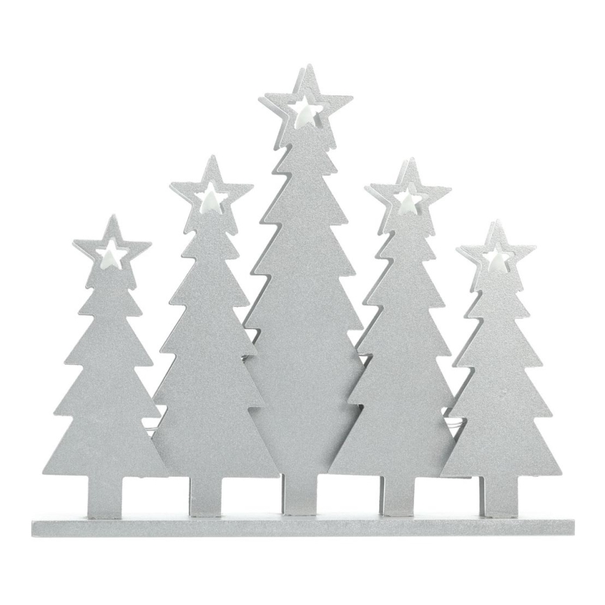 Decorações de Natal LED LED/2xAAA Árvores