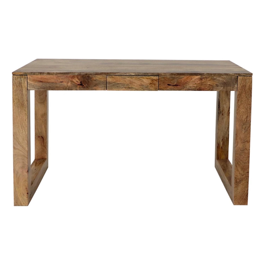 Desk HINA 130x70 cm madeira maciça/mangueira